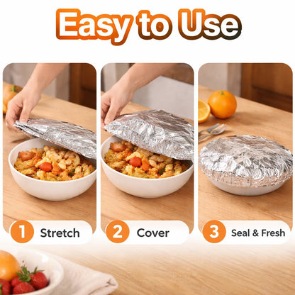 🔥Final Day Sale🔥 50 Hitzeschutzhüllen aus Aluminiumfolie, plastikfrei 🥘
