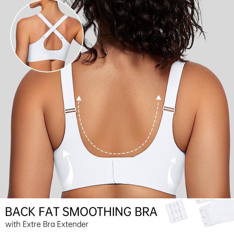 Womens Wireless Bras V Mesh Comfortable Bralette Supportive