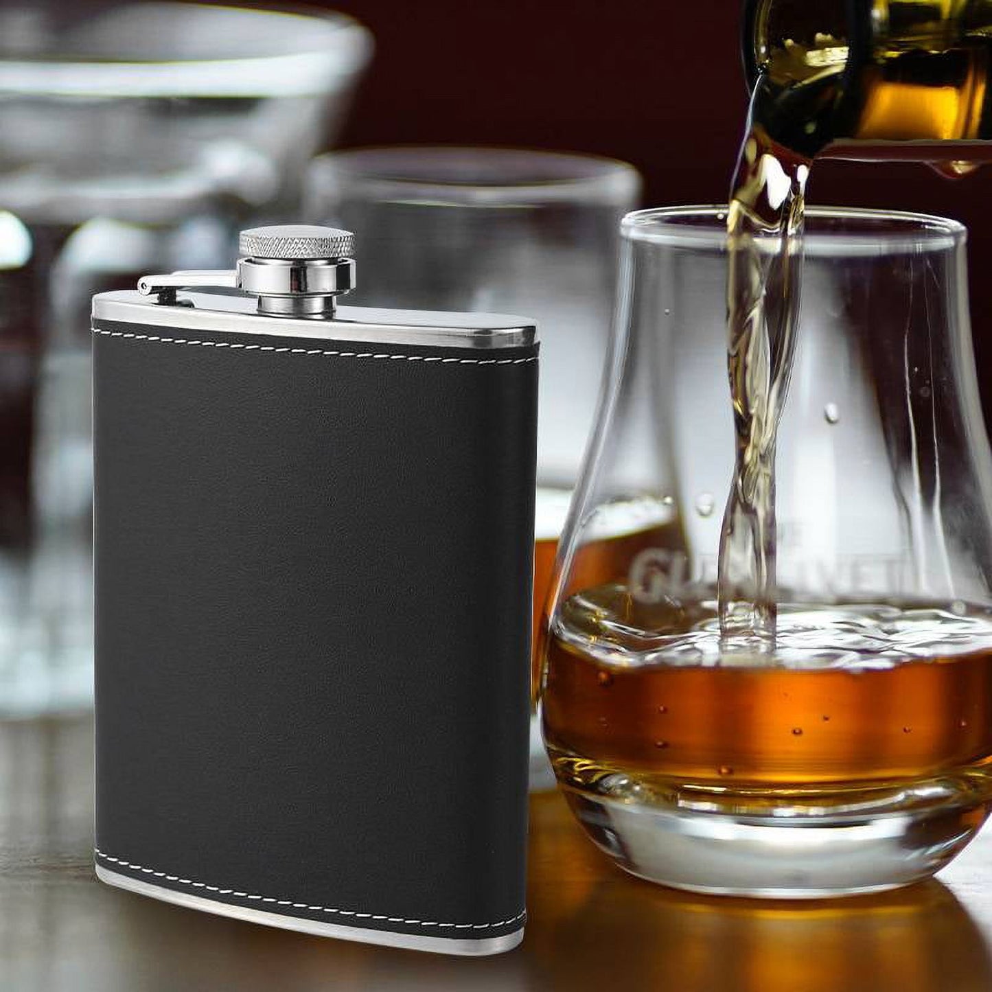 🖤Last day Promotion🔥8oz Portable Stainless Steel Whiskey Flask