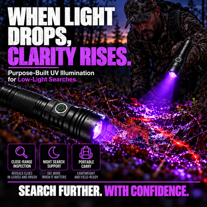 🔦 Rechargeable Blood Tracking Flashlight – High-Visibility Light for Night Hunting & Outdoor Adventures