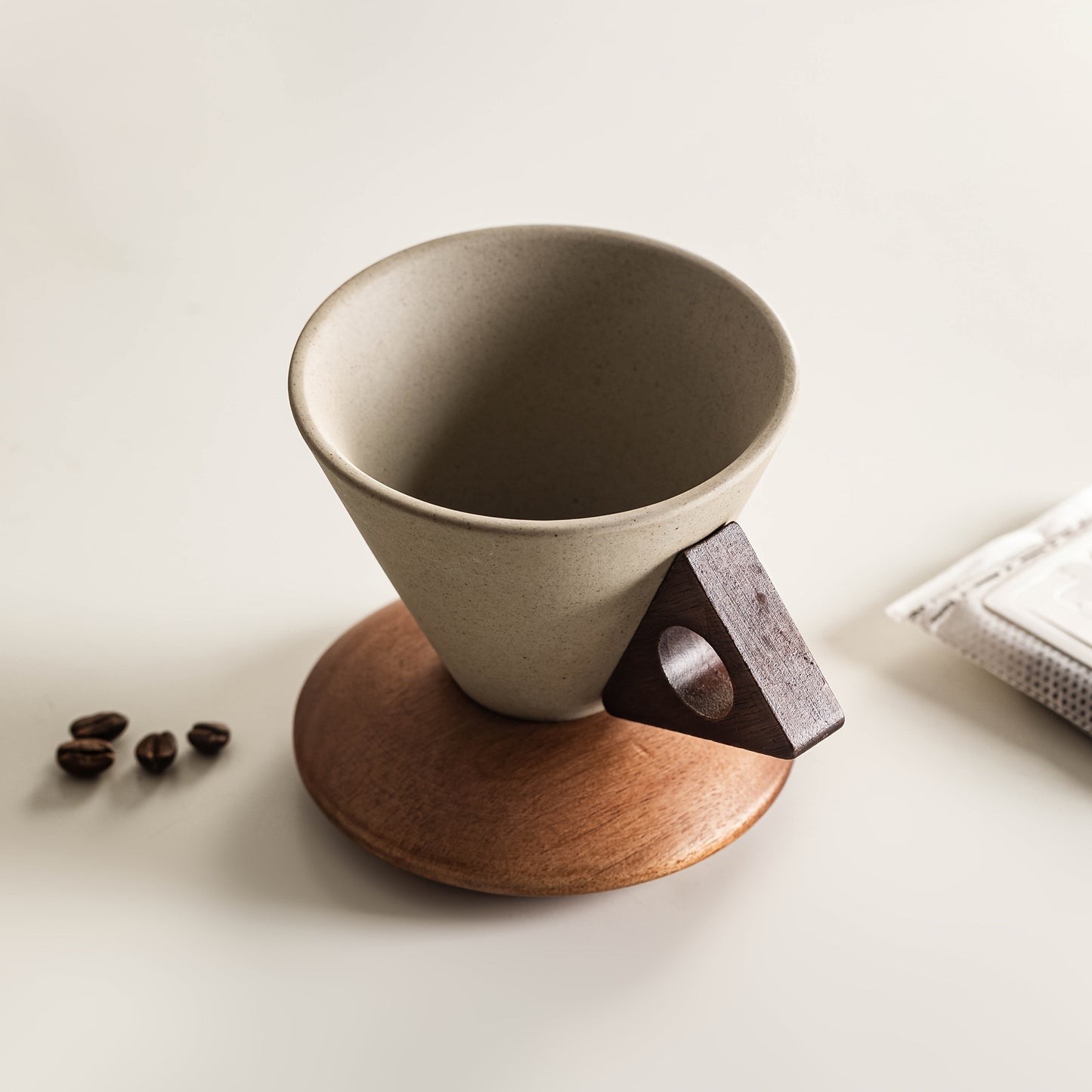 🔔 50% OFF FLASH SALE! ☕Vintage Ceramic Cup Wabi-Sabi Conical Coffee Cup