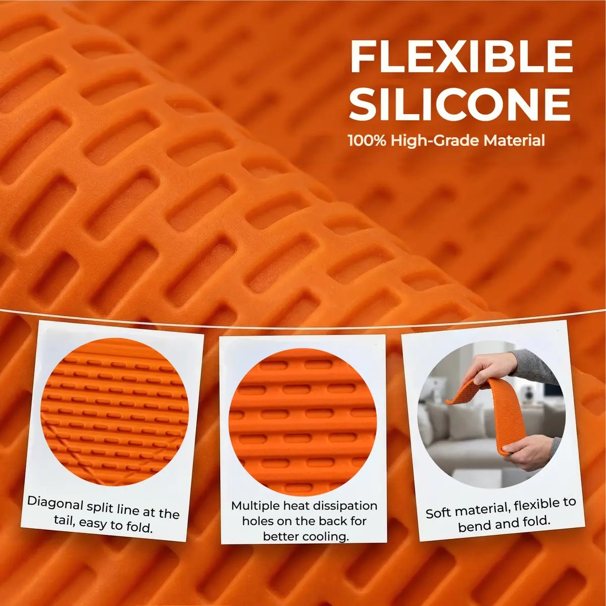 ⏰Ends Today: 50% OFF!👏Flexible silicon  Phone holder stand, Bendable Rollable Foldable Design