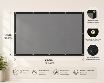 🔥 Last Day Promotion 🔥Ambient Light Rejecting (ALR) Projector Screen
