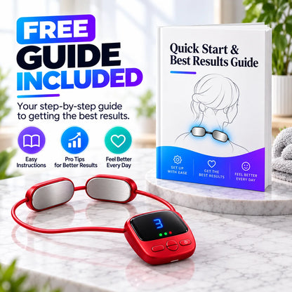 💆‍♀️Mini Wearable Pulse Massager with Heat – 4 Modes & 9 Intensity Levels