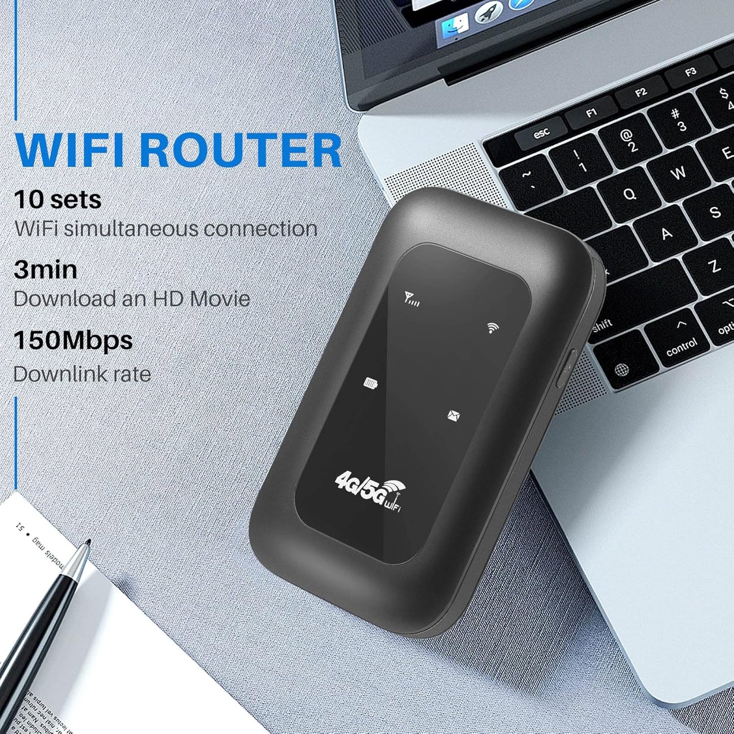 🛜Last Day Sale - 60% Off🔥Portable 5G WiFi Router – High-Speed Mobile Wireless Internet Hotspot