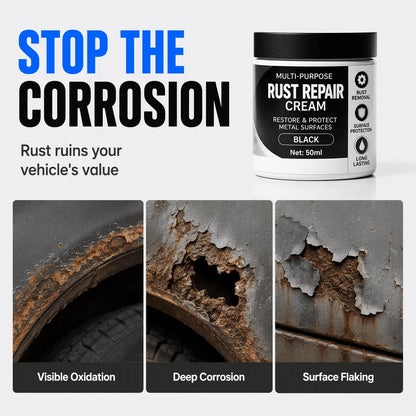 Multi-Purpose Rust Repair Cream – Color-Matched Metal Touch-Up for Cars & Home