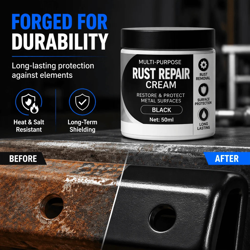 Multi-Purpose Rust Repair Cream – Color-Matched Metal Touch-Up for Cars & Home