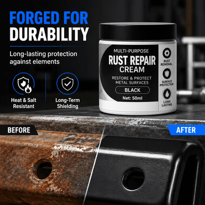 Multi-Purpose Rust Repair Cream – Color-Matched Metal Touch-Up for Cars & Home