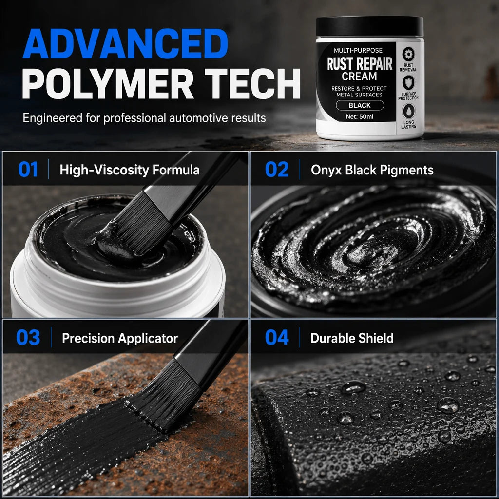 Multi-Purpose Rust Repair Cream – Color-Matched Metal Touch-Up for Cars & Home