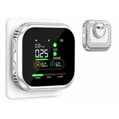 Multi-Function Indoor Air Monitor – Digital Display & Backup Battery