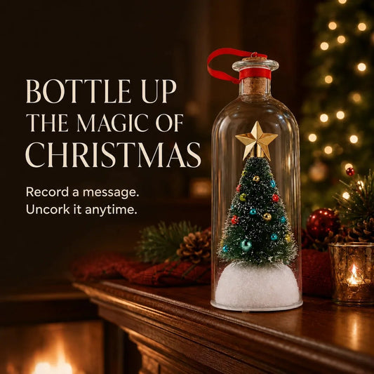 🎁Recordable Christmas Tree Keepsake – Personalized Voice Message Gift