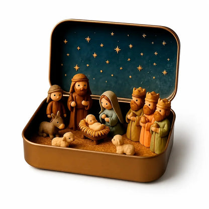 ✝️ Little Bethlehem™ – Pocket Nativity Scene Set✝️