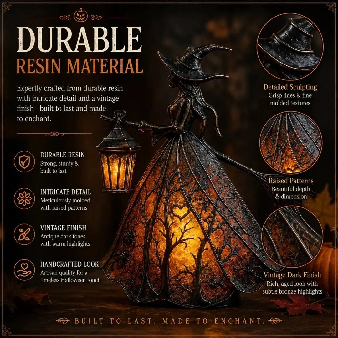 ✨Last Day 49% OFF✨Halloween Witch Lamp Tabletop Decoration✨