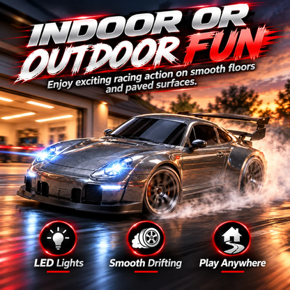 🚗 1:24 RC Drift Racing Car – 2.4GHz Remote Control, 4WD & LED Headlights