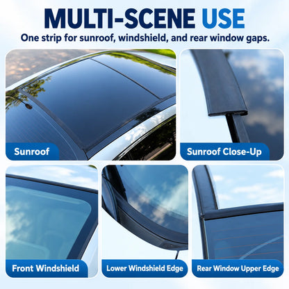 🚗 T-Type Car Rubber Sealing Strip – Wind Noise Reduction & Weather Protection