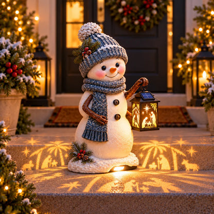 ⛄ Solar Snowman Christmas Step Light – Outdoor LED Holiday Porch & Stair Decor