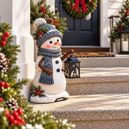 ⛄ Solar Snowman Christmas Step Light – Outdoor LED Holiday Porch & Stair Decor