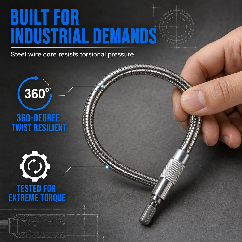 ⏳Limited-Time Offer⏰ Flexible Metal Shaft Extension for Drills and Screwdrivers（副本）