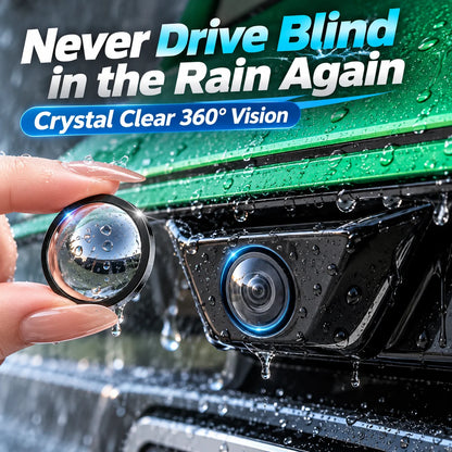 🚘Anti-Rain Car Camera Lens Protector Film – Clear Water-Repellent Cover