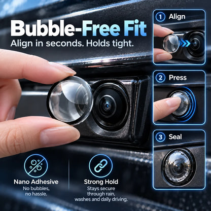 🚘Anti-Rain Car Camera Lens Protector Film – Clear Water-Repellent Cover
