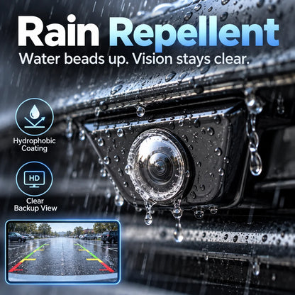 🚘Anti-Rain Car Camera Lens Protector Film – Clear Water-Repellent Cover