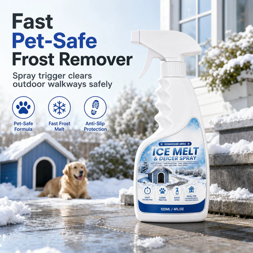 Outdoor Ice Melt Spray – Easily Clear Frost & Ice from Steps, Walkways & Patios