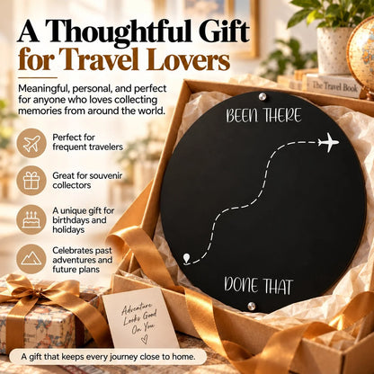 🌎✨Travel Magnet Display Board – Turn Souvenirs into Wall Art