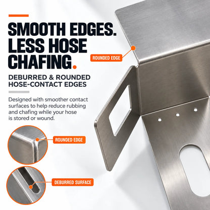 Mroace Heavy Duty Stainless Steel Wall Mounted Hose Holder