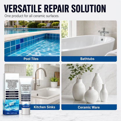 🥳2026 HOT SALE🥳💞50K+ SOLD!💦High Strength Underwater Pool Tile Adhesive🛠️