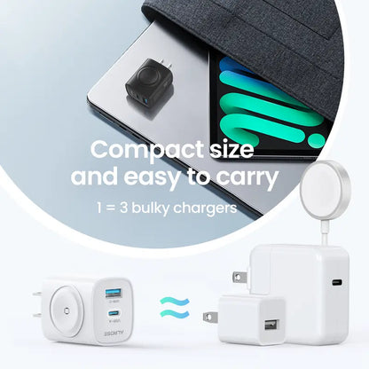 🏅2026 Best Selling Chargers⚡ 20W 3-in-1 GaN Fast Charger & Wireless Apple Watch Power Adapter 🔋