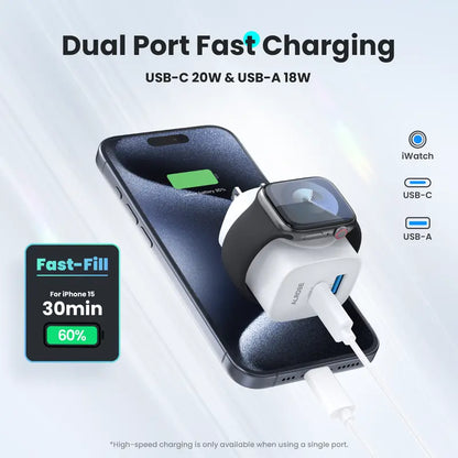 🏅2026 Best Selling Chargers⚡ 20W 3-in-1 GaN Fast Charger & Wireless Apple Watch Power Adapter 🔋