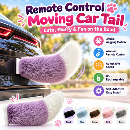 🐶✨ Wagging Car Tail Accessory – Remote Controlled Fun for Your Vehicle