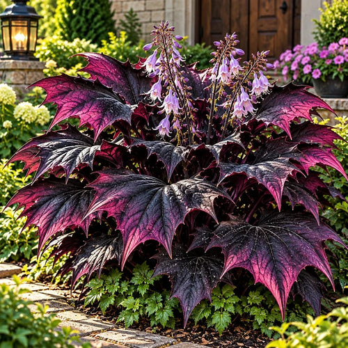 🦇 Rare Batwing Hosta Bulbs – Dramatic Gothic Foliage for Shade Gardens