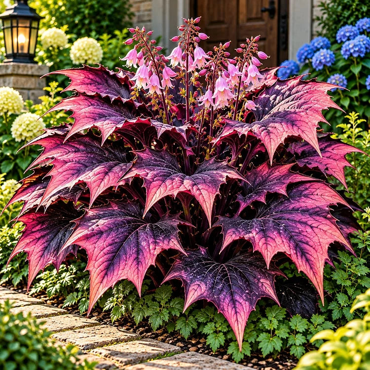 🦇 Rare Batwing Hosta Bulbs – Dramatic Gothic Foliage for Shade Gardens