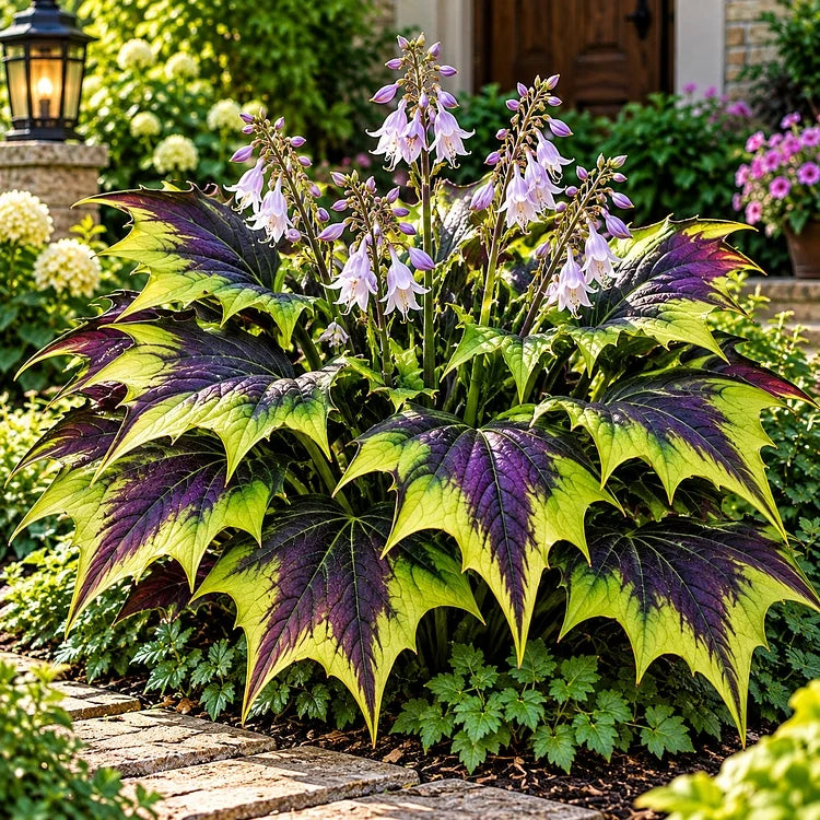 🦇 Rare Batwing Hosta Bulbs – Dramatic Gothic Foliage for Shade Gardens