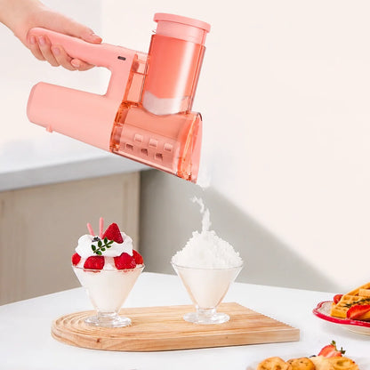 🚀 Wireless Ice Shaver: 3s to snow cones, No more bulky blenders!