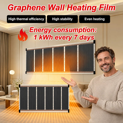 Far Infrared Wall Heater – Slim Wall-Mounted Indoor Heating Panel