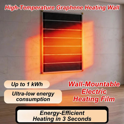 Far Infrared Wall Heater – Slim Wall-Mounted Indoor Heating Panel