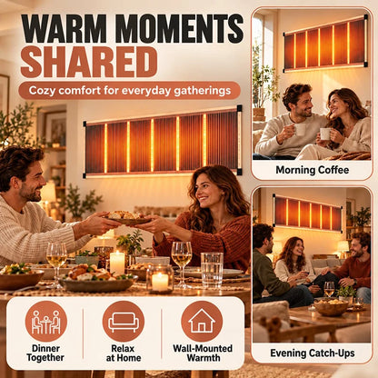 Far Infrared Wall Heater – Slim Wall-Mounted Indoor Heating Panel