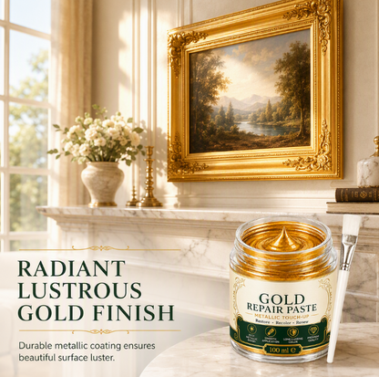 ✨ Metallic Gold Refinishing Paste – Restore Shine & Refresh Décor❄️