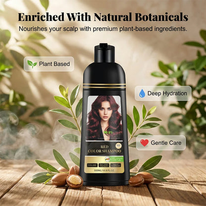 ⏳Limited-time 50% off⏰3-in-1 Hair Color Shampoo & Conditioner for Gray Coverage