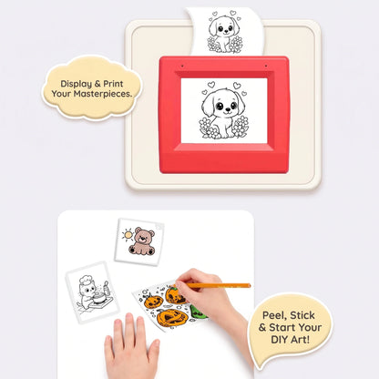 AI Voice-Activated Mini Sticker Printer