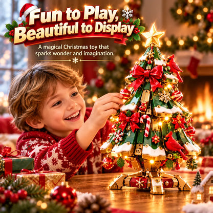 🎄2-in-1 Transforming Christmas Egg Tree – Cardinal Holiday Decor🎁