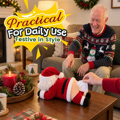 Funny Santa Butt Tissue Holder – Hilarious Christmas Gag Gift & Holiday Decor