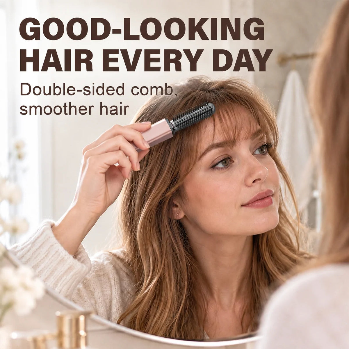 ✨ Cordless Ceramic Hair Curler – USB-C Mini Curling Iron with 3 Heat Settings
