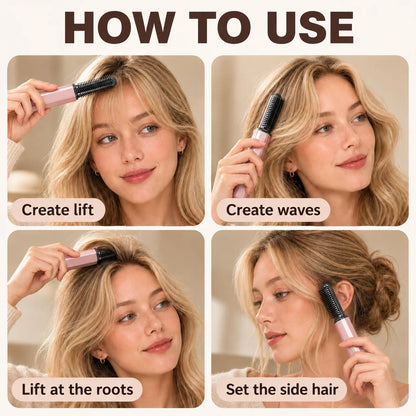 ✨ Cordless Ceramic Hair Curler – USB-C Mini Curling Iron with 3 Heat Settings