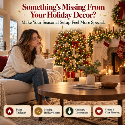 🎄 Christmas Campfire Aroma Diffuser – Santa or Gingerbread Design