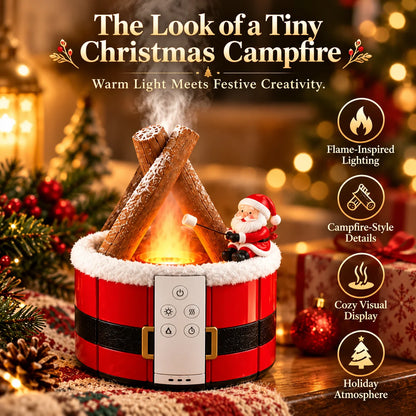 🎄 Christmas Campfire Aroma Diffuser – Santa or Gingerbread Design