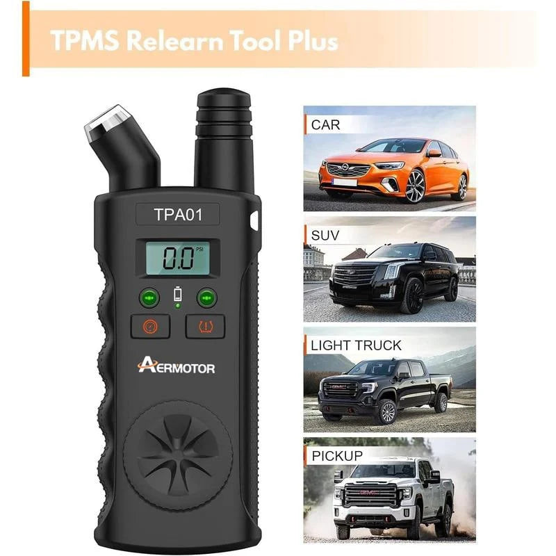 🚗 TPMS Reset Tool & Digital Tire Gauge