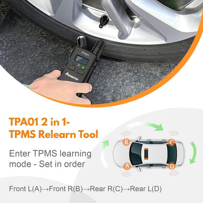 🚗 TPMS Reset Tool & Digital Tire Gauge
